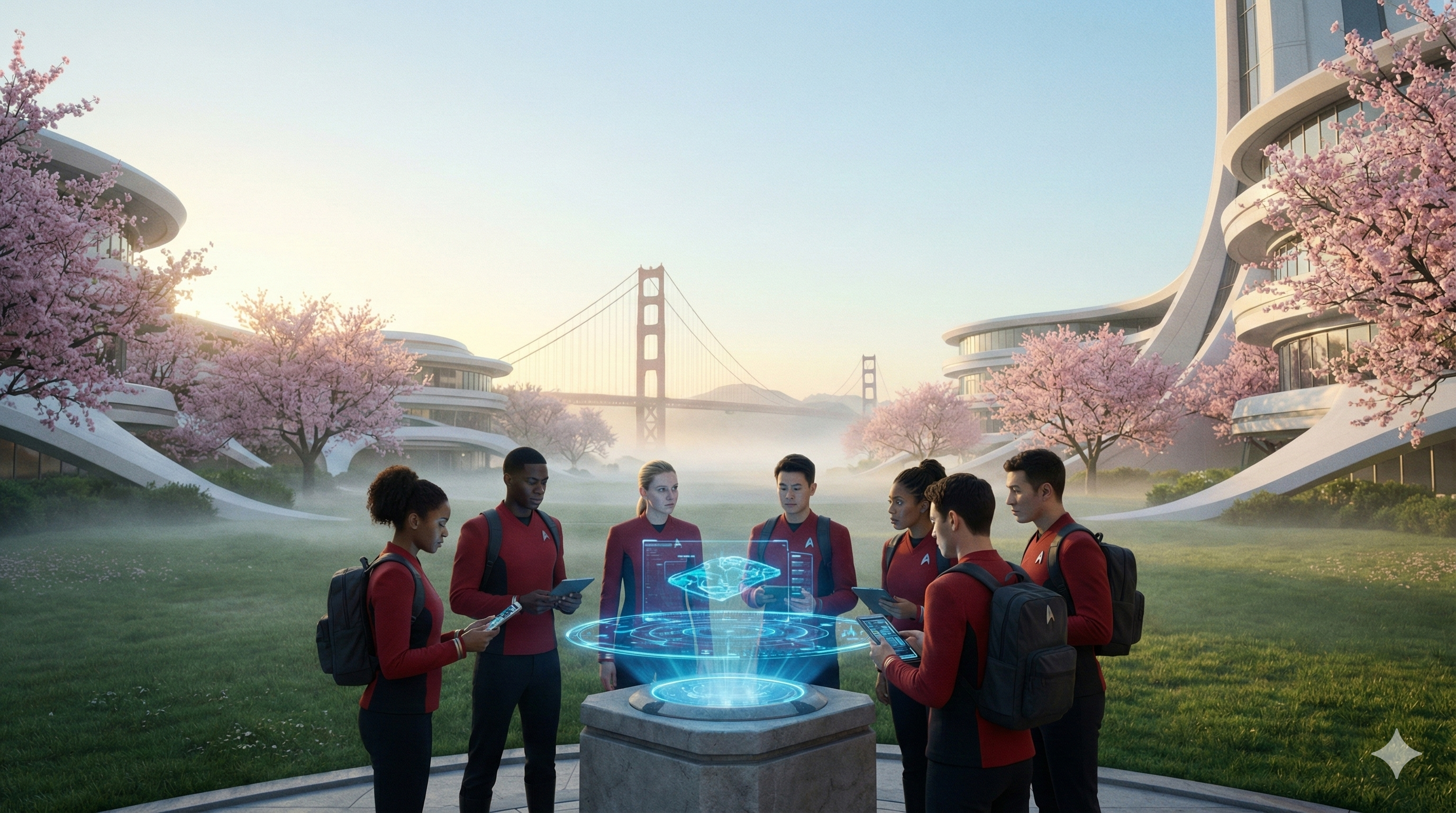 Starfleet Academy training banner for Star Trek: Freedom PBeM game