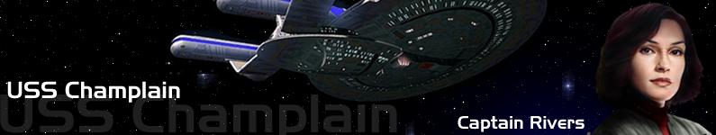 USS Champlain Banner